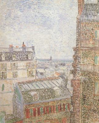 Vincent Van Gogh View of Paris from Vincent's Room in t he Rue Lepic (nn04) oil painting image